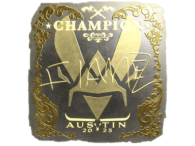Sticker | FlameZ (Gold, Champion) | Austin 2025