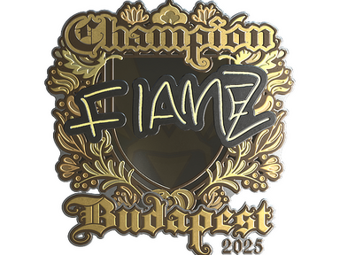 Sticker | FlameZ (Gold, Champion) | Budapest 2025