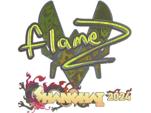 Sticker | FlameZ (Holo) | Shanghai 2024