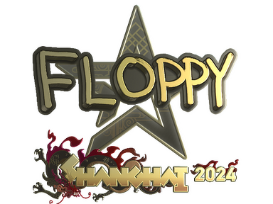 Sticker | floppy (Gold) | Shanghai 2024