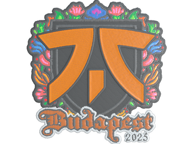 Sticker | fnatic (Embroidered) | Budapest 2025