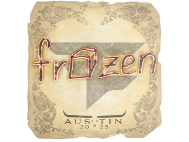 Sticker | frozen | Austin 2025
