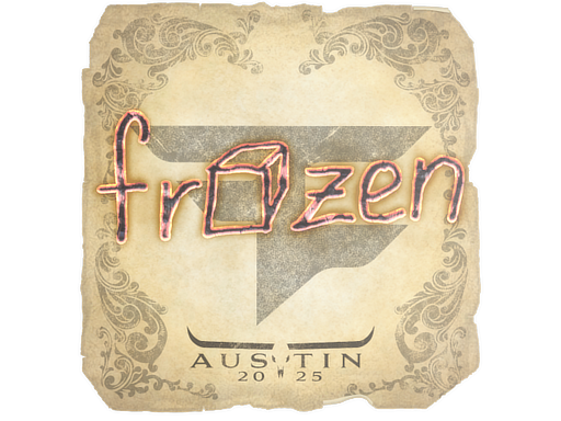 Sticker | frozen | Austin 2025