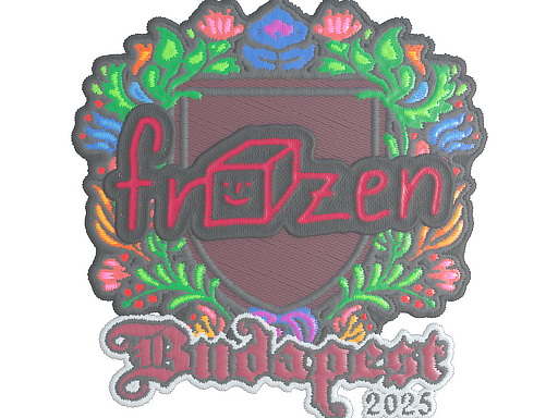 Sticker | frozen (Embroidered) | Budapest 2025