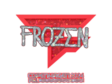 Sticker | frozen (Glitter) | Copenhagen 2024