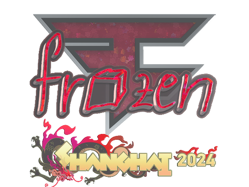 Sticker | frozen (Glitter) | Shanghai 2024