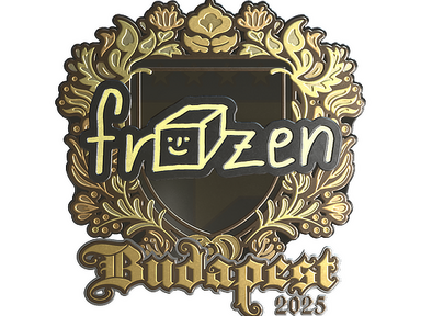 Sticker | frozen (Gold) | Budapest 2025