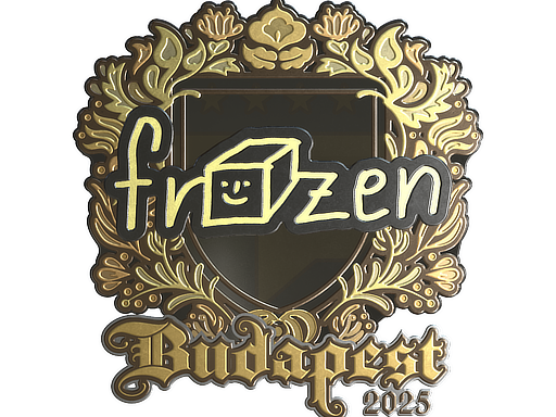Sticker | frozen (Gold) | Budapest 2025