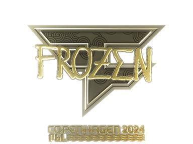 Sticker | frozen (Gold) | Copenhagen 2024