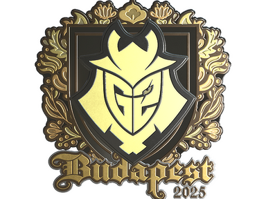 Sticker | G2 esports (Gold) | Budapest 2025