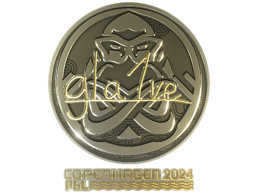 Sticker | gla1ve (Gold) | Copenhagen 2024