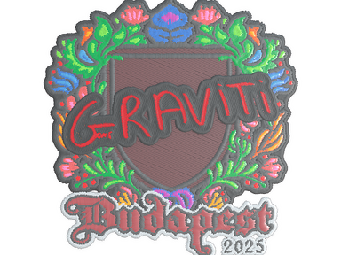 Sticker | Graviti (Embroidered) | Budapest 2025