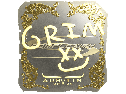 Sticker | Grim (Gold) | Austin 2025