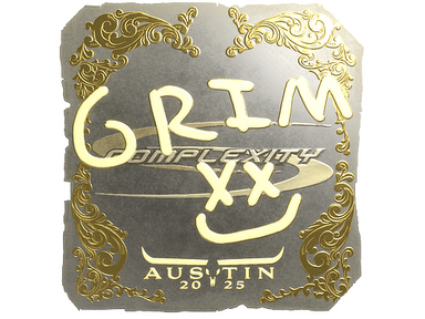 Sticker | Grim (Gold) | Austin 2025