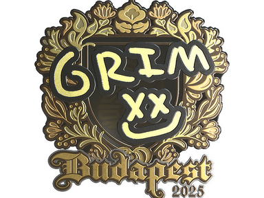 Sticker | Grim (Gold) | Budapest 2025