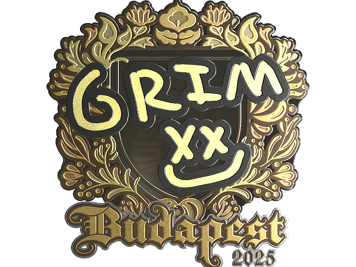 Sticker | Grim (Gold) | Budapest 2025