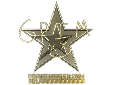 Sticker | Grim (Gold) | Copenhagen 2024