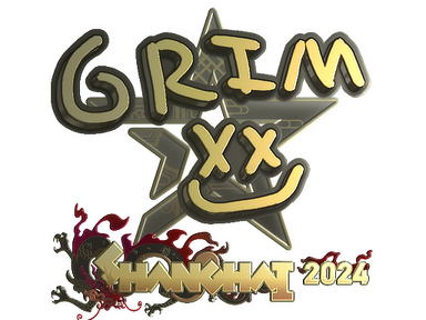 Sticker | Grim (Gold) | Shanghai 2024