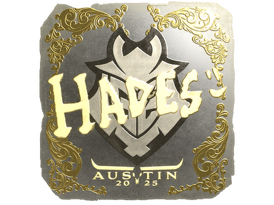 Sticker | hades (Gold) | Austin 2025