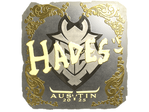 Sticker | hades (Gold) | Austin 2025