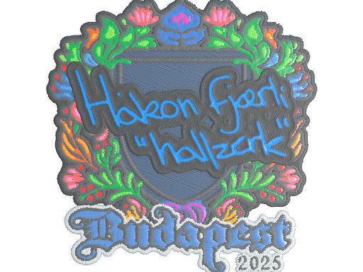 Sticker | hallzerk (Embroidered) | Budapest 2025