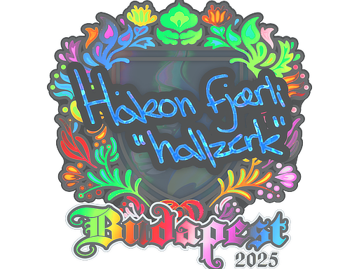 Sticker | hallzerk (Holo) | Budapest 2025