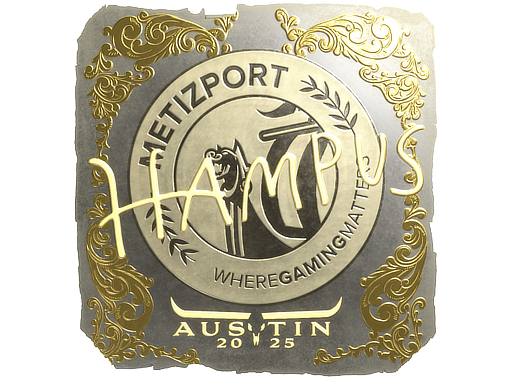 Sticker | hampus (Gold) | Austin 2025