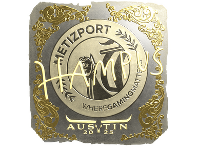 Sticker | hampus (Gold) | Austin 2025