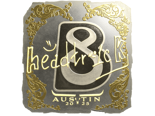 Sticker | headtr1ck (Gold) | Austin 2025