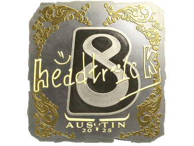 Sticker | headtr1ck (Gold) | Austin 2025