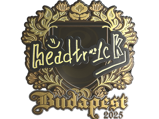 Sticker | headtr1ck (Gold) | Budapest 2025