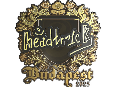Sticker | headtr1ck (Gold) | Budapest 2025