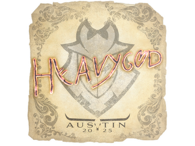Sticker | Heavygod | Austin 2025