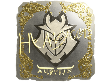 Sticker | Heavygod (Gold) | Austin 2025