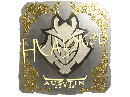 Sticker | Heavygod (Gold) | Austin 2025