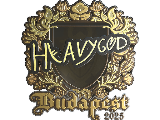 Sticker | Heavygod (Gold) | Budapest 2025