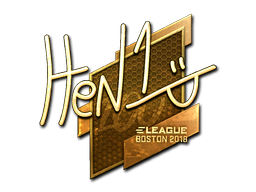 Sticker | HEN1 (Gold) | Boston 2018
