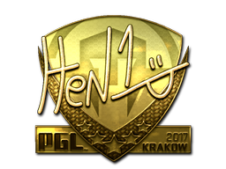 Sticker | HEN1 (Gold) | Krakow 2017