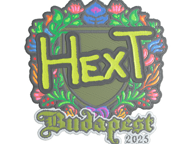 Sticker | HexT (Embroidered) | Budapest 2025