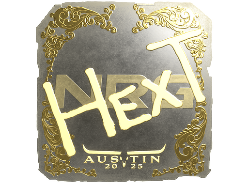Sticker | HexT (Gold) | Austin 2025