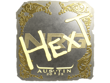 Sticker | HexT (Gold) | Austin 2025
