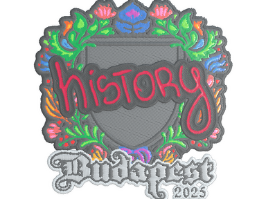 Sticker | History (Embroidered) | Budapest 2025