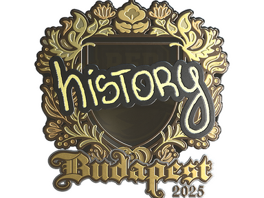 Sticker | History (Gold) | Budapest 2025