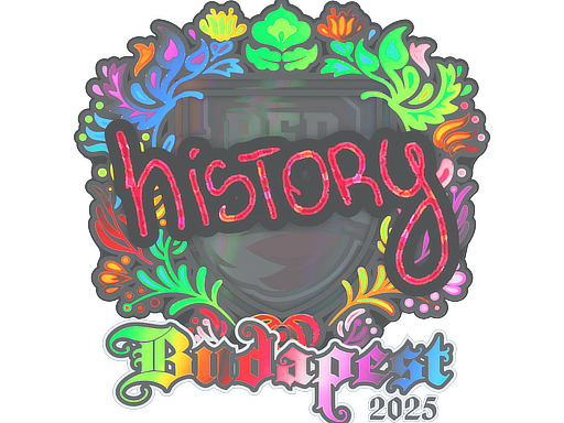 Sticker | History (Holo) | Budapest 2025