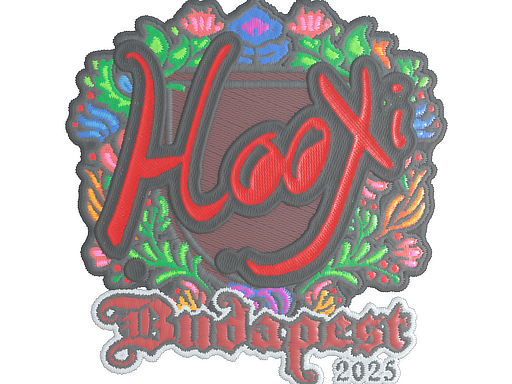 Sticker | HooXi (Embroidered) | Budapest 2025
