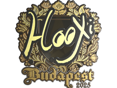 Sticker | HooXi (Gold) | Budapest 2025