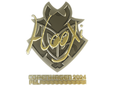 Sticker | HooXi (Gold) | Copenhagen 2024