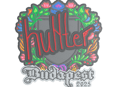 Sticker | huNter- (Embroidered) | Budapest 2025