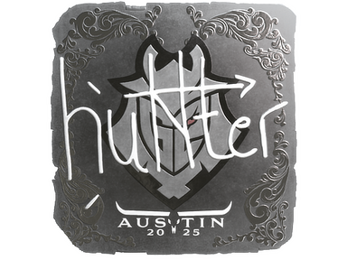 Sticker | huNter- (Foil) | Austin 2025