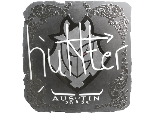 Sticker | huNter- (Foil) | Austin 2025
